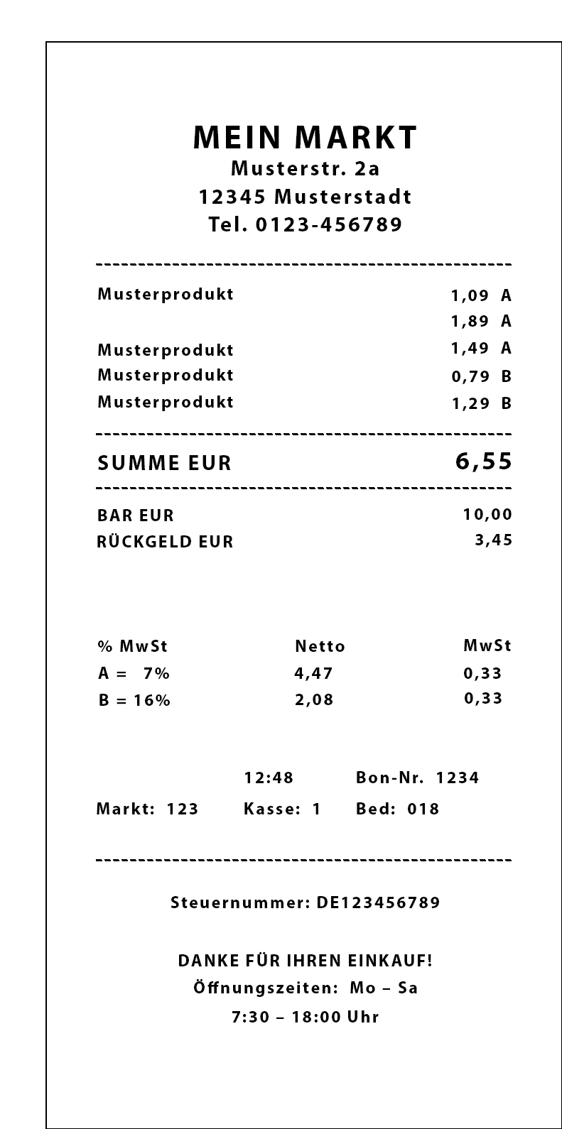Kaufbeleg